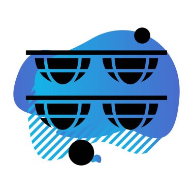 toprak simgesi vektör illüstrasyonu 