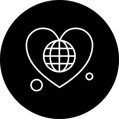 Vektör Kalp Ağı simgesi 