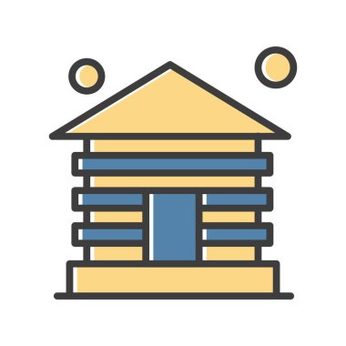 ev simgesi vektör illüstrasyonu