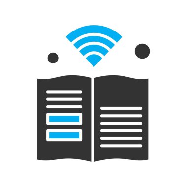 kitap simgesi, vektör illüstrasyonu