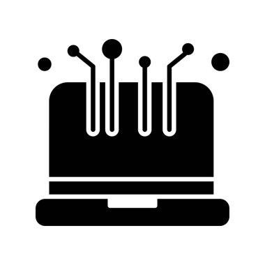  dizüstü bilgisayar simgesi, vektör illüstrasyonu