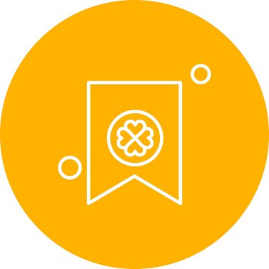 Aziz Patrick konsept simgesi, vektör illüstrasyonu