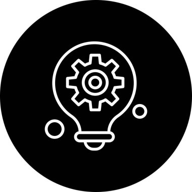 Ampul Simgesi, Vektör illüstrasyonu