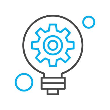  Ampul Simgesi, Vektör illüstrasyonu