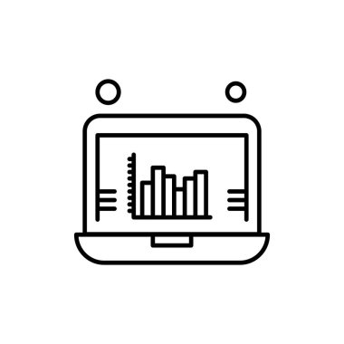 Vektör Analitik Web Simgesi, Vektör İllüstrasyonu
