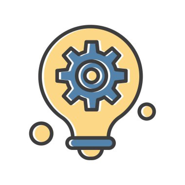  Ampul Simgesi, Vektör illüstrasyonu