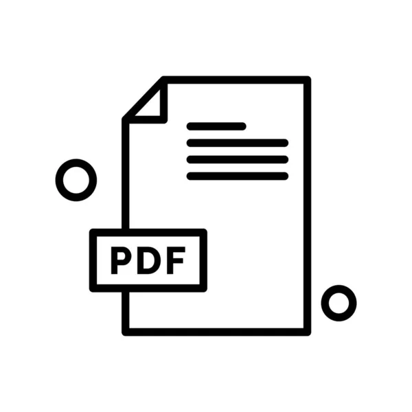 Ilustración Vectorial Documento Diseño Icono Simple — Vector de stock