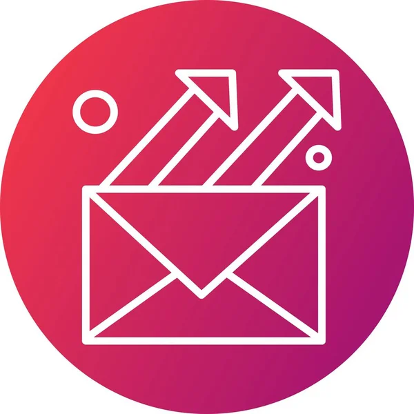 Vector Email Web Icono — Vector de stock