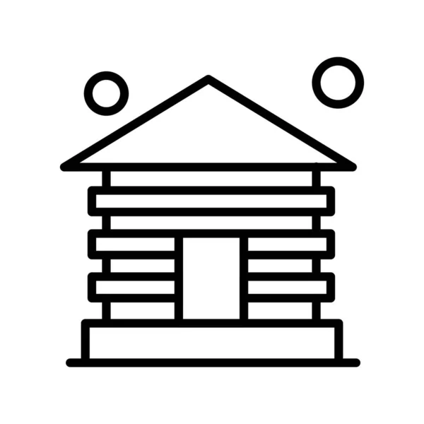 Ilustracja Wektor Ikony Domu — Wektor stockowy