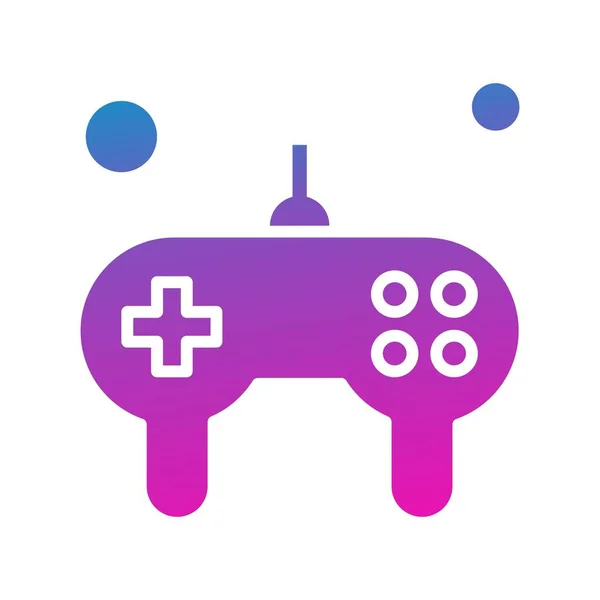 Ícone Joystick Controlador Jogo Ilustração Vetorial — Vetor de Stock