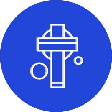 Aziz Patrick konsept simgesi, vektör illüstrasyonu