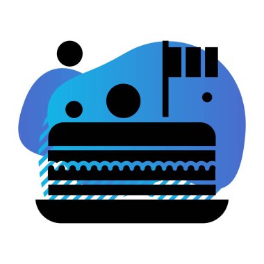 Aziz Patrick konsept simgesi, vektör illüstrasyonu