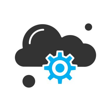 Contour bulut vektör illüstrasyonu