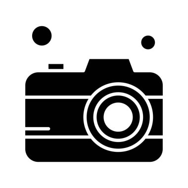 kamera simgesi vektör illüstrasyonu