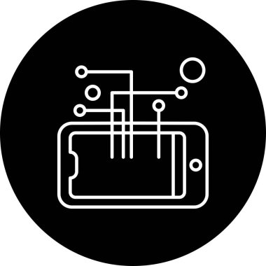 teknoloji konsept simgesi, vektör illüstrasyonu