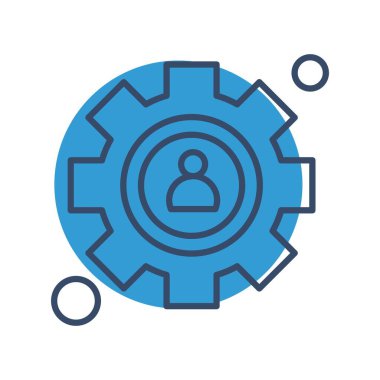 Tasarım için vektör kullanıcı simgesi