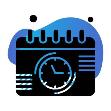 Vektör Takvim Simgesi, illüstrasyon  