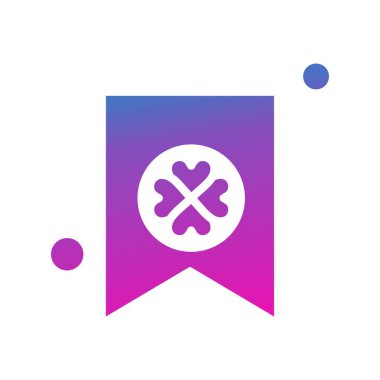 Aziz Patrick konsept simgesi, vektör illüstrasyonu