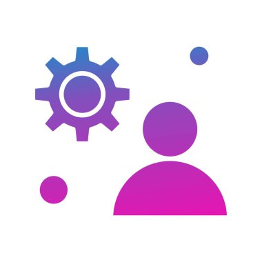 Tasarım için vektör kullanıcı simgesi