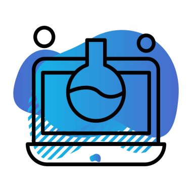  dizüstü bilgisayar simgesi, vektör illüstrasyonu