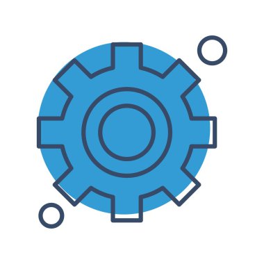  Simge ile dişli vektör ayarı