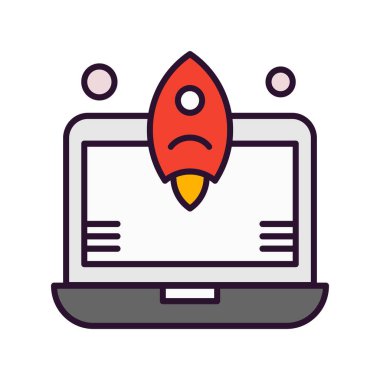  dizüstü bilgisayar simgesi, vektör illüstrasyonu