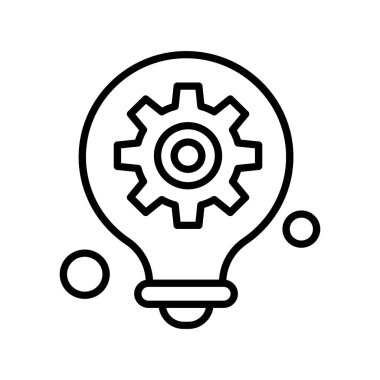 Ampul Simgesi, Vektör illüstrasyonu