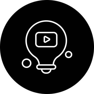  Ampul Simgesi, Vektör illüstrasyonu