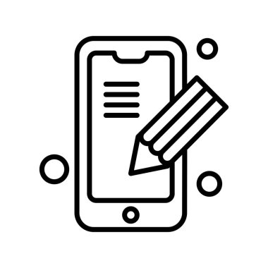 Vektör mobil ağ simgesi 