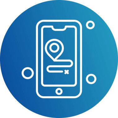 Vektör mobil ağ simgesi