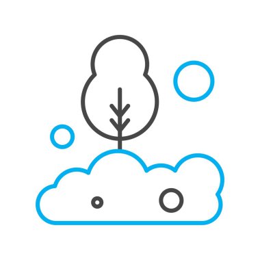 Vektör illüstrasyonu modern simge, dünya konsepti 