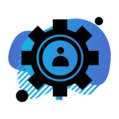 Tasarım için vektör kullanıcı simgesi