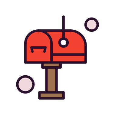 Vektör posta kutusu simgesi