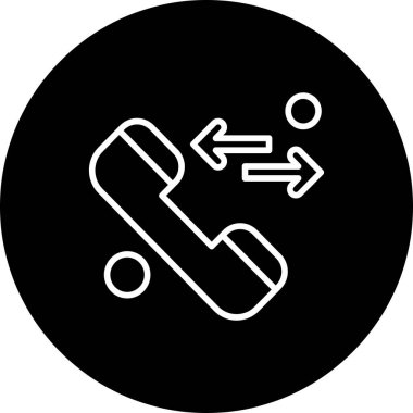 Vektör telefon simgesi illüstrasyonu  