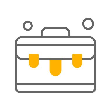  evrak çantası simgesi, vektör illüstrasyonu 