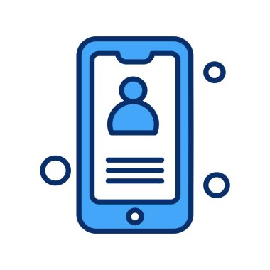 Vektör mobil ağ simgesi