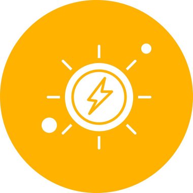 Vektör Enerji Ağı Simgesi