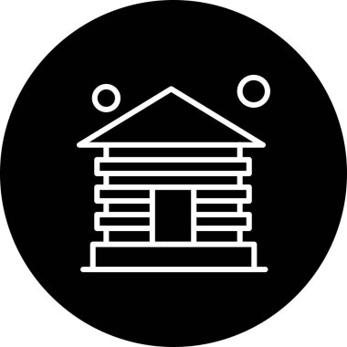 ev simgesi vektör illüstrasyonu