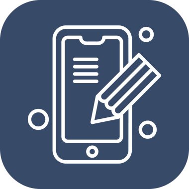 Vektör mobil ağ simgesi