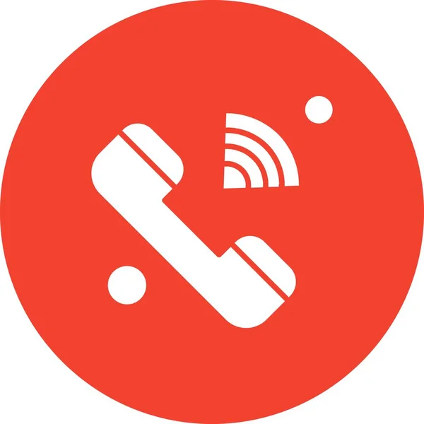 Vektör Telefon Simgesi Illüstrasyonu — Stok Vektör