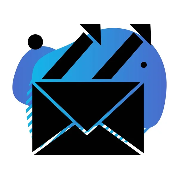 Vektor Mail Web Icon — Stockvektor