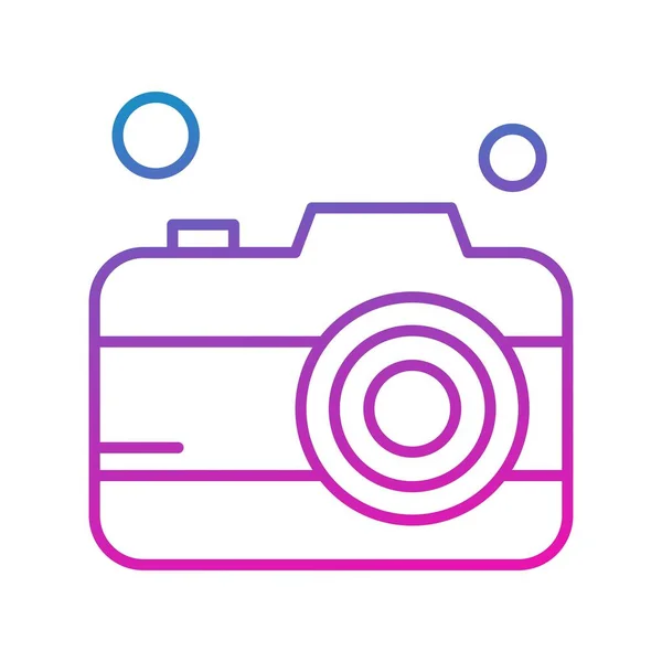 Camera Icon Vector Illustration — Stock Vector