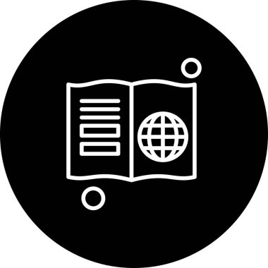 kitap simgesi, vektör illüstrasyonu