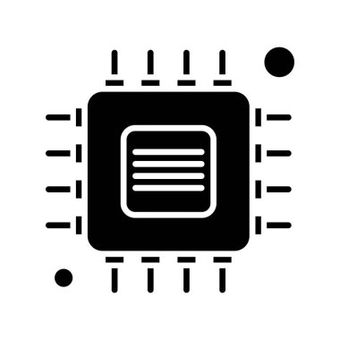 Vektör Çipi Web Simgesi