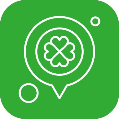 konum web simgesi, vektör illüstrasyonu