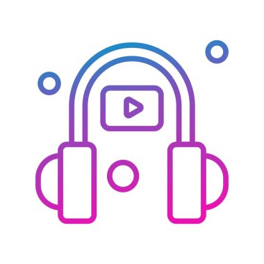  Vektör kulaklık ağı simgesi