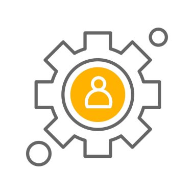 Tasarım için vektör kullanıcı simgesi