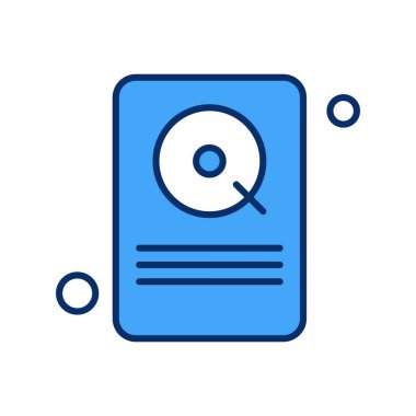 teknoloji konsept simgesi, vektör illüstrasyonu