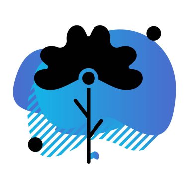 çiçek simgesi vektör illüstrasyonu