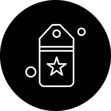 Vektör etiketi simgesi